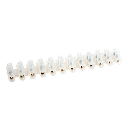 LD227-10A Зажим винтовой изолированный 450В, 10А, 12 пар, полиэтилен DIY