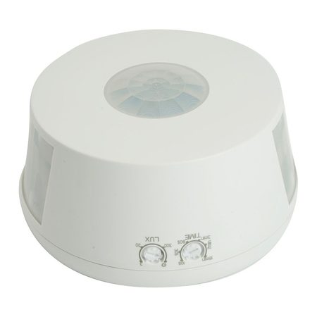 Датчик движения 2000W 30m  120° 360°(верт.) белый SEN19
